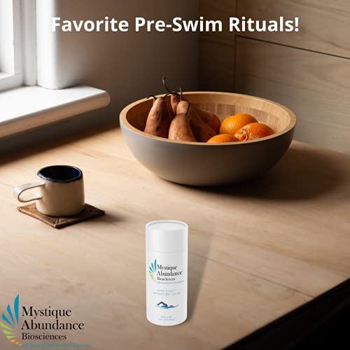 Mystique's MIRACLE Herbal Swimmer's Leave-in Hair Oil Pre-Swim Defense, Chlorine Protection, Removal, Beach Water Sun Protection, Hair Dryness, Anti-Dandruff, Fix Dry and Itchy Scalp