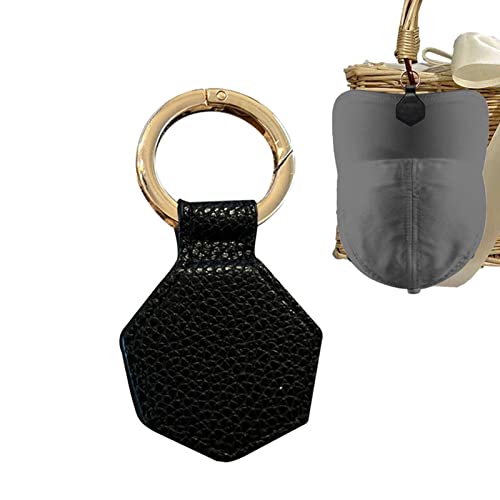 Magnetic Hat Clip for Travel - Hat Carrier Purse Accessories - Sun Hat Holder Hands-Free Bag (Hexagon, Black)