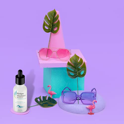 Mystique's MIRACLE Herbal Swimmer's Leave-in Hair Oil Pre-Swim Defense, Chlorine Protection, Removal, Beach Water Sun Protection, Hair Dryness, Anti-Dandruff, Fix Dry and Itchy Scalp